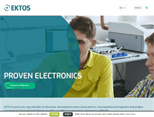 Tablet Screenshot of ektos.net