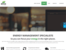 Tablet Screenshot of ektos.com